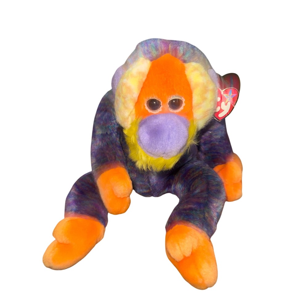 TY Beanie Baby Bananas Orangutan Monkey 2000 Retired #4316 With Tags